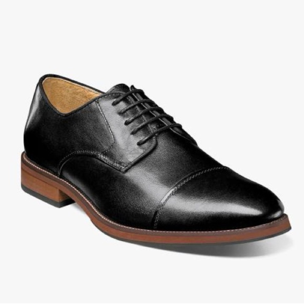 Florsheim Men's Blaze Cap Toe Oxford is a dress shoe Black Size 12 D